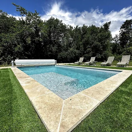 Avec Piscine Ferienhaus